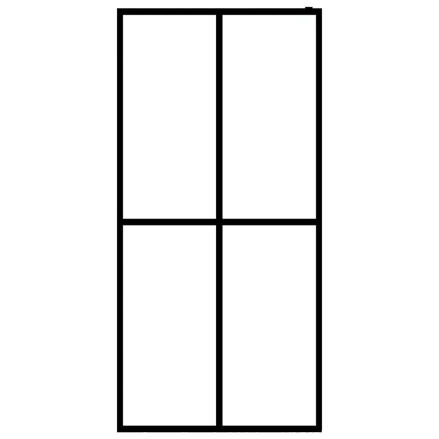 Inloopdouchewand Mat Gehard Glas 100 x 195 cm frosted white