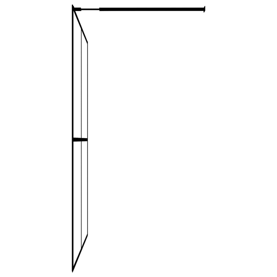 Inloopdouchewand Mat Gehard Glas 100 x 195 cm frosted white
