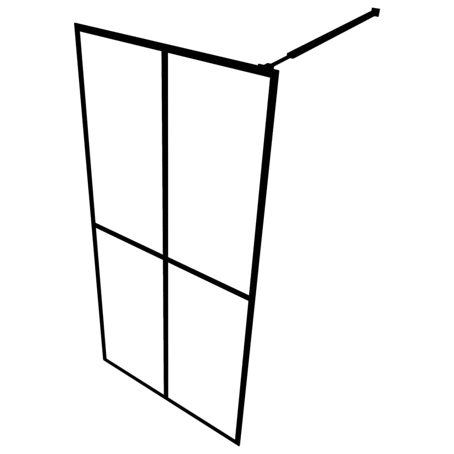 Inloopdouchewand Mat Gehard Glas 140 x 195 cm frosted white