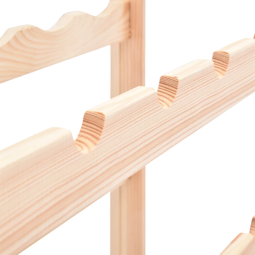 Wijnrek Voor Flessen Grenenhout 77 Naturel