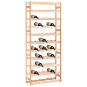 Wijnrek 77 flessen grenenhout 72x25x166 cm