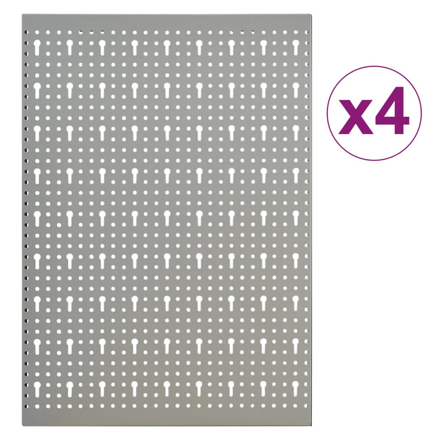 Gaatjespanelen Wandgemonteerd 0X58 Cm Staal 4
