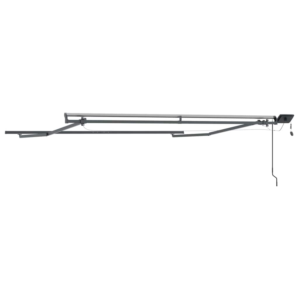 Markies met Handmatig Antraciet 3 x 2,5 m Metaal