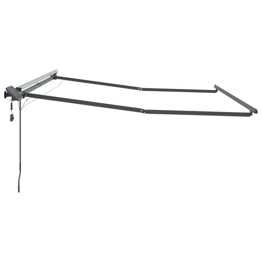 Markies met Handmatig Antraciet 3 x 2,5 m Metaal