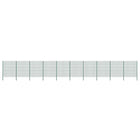 Schuttingpaneel ijzer 1700x200 cm groen