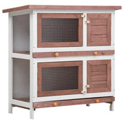 Konijnenhok 90x45x90 cm grenenhout bruin