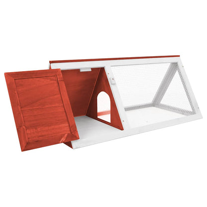 Konijnenhok Hout Rood