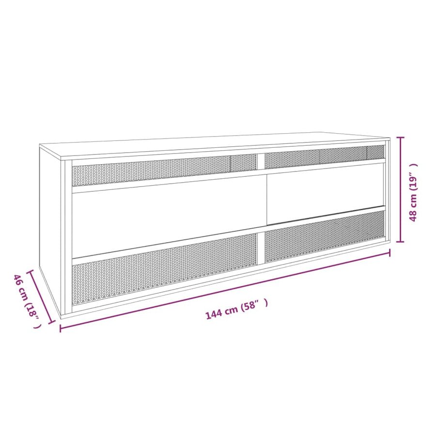 Terrarium Bewerkt Hout 144 x 46 x 48 cm