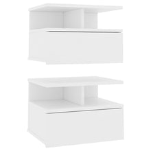 Nachtkastjes 40X31X7 Cm Bewerkt Hout 2 Wit