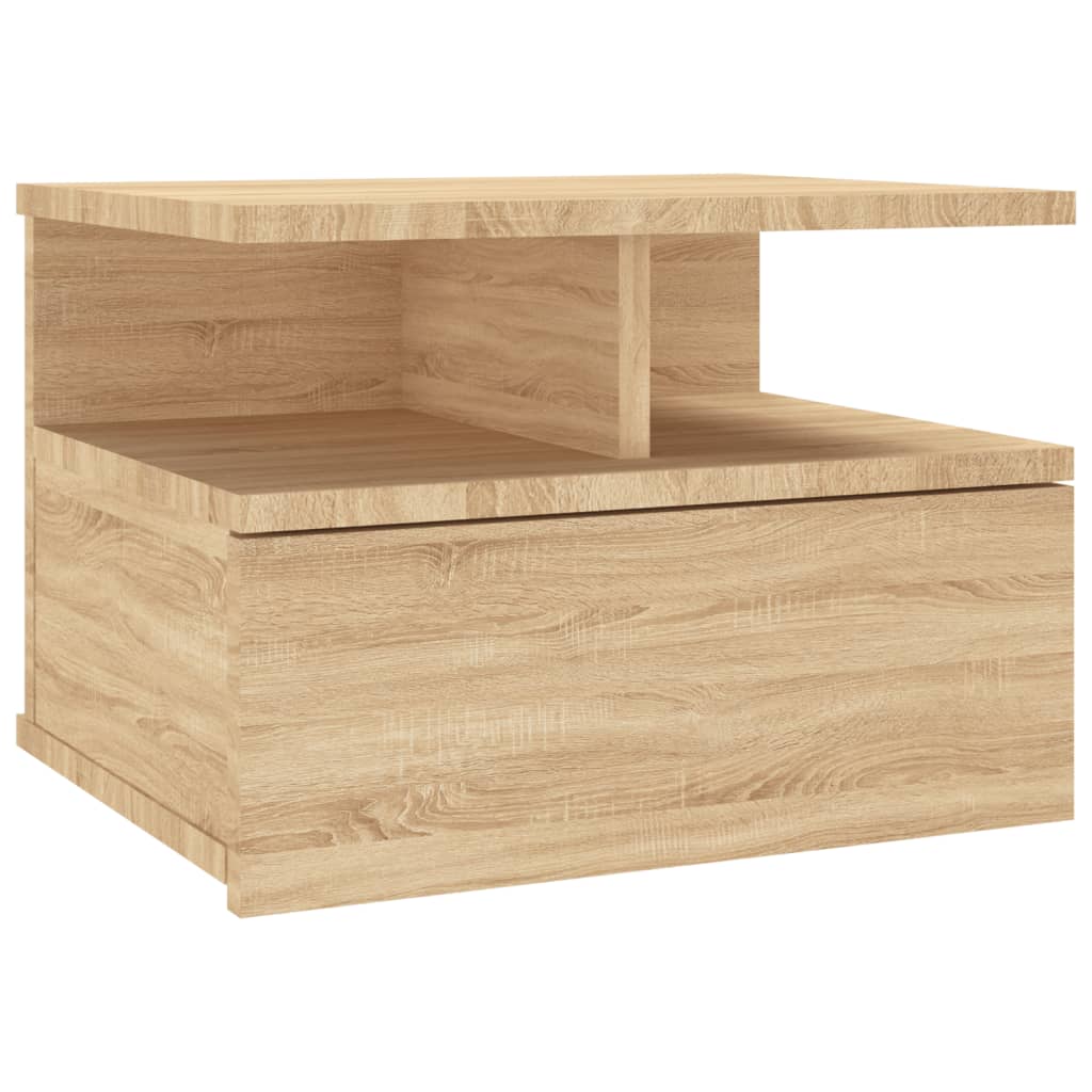 Nachtkastjes 2 st 40x31x27 cm bewerkt hout sonoma eikenkleurig 2 Sonoma eiken