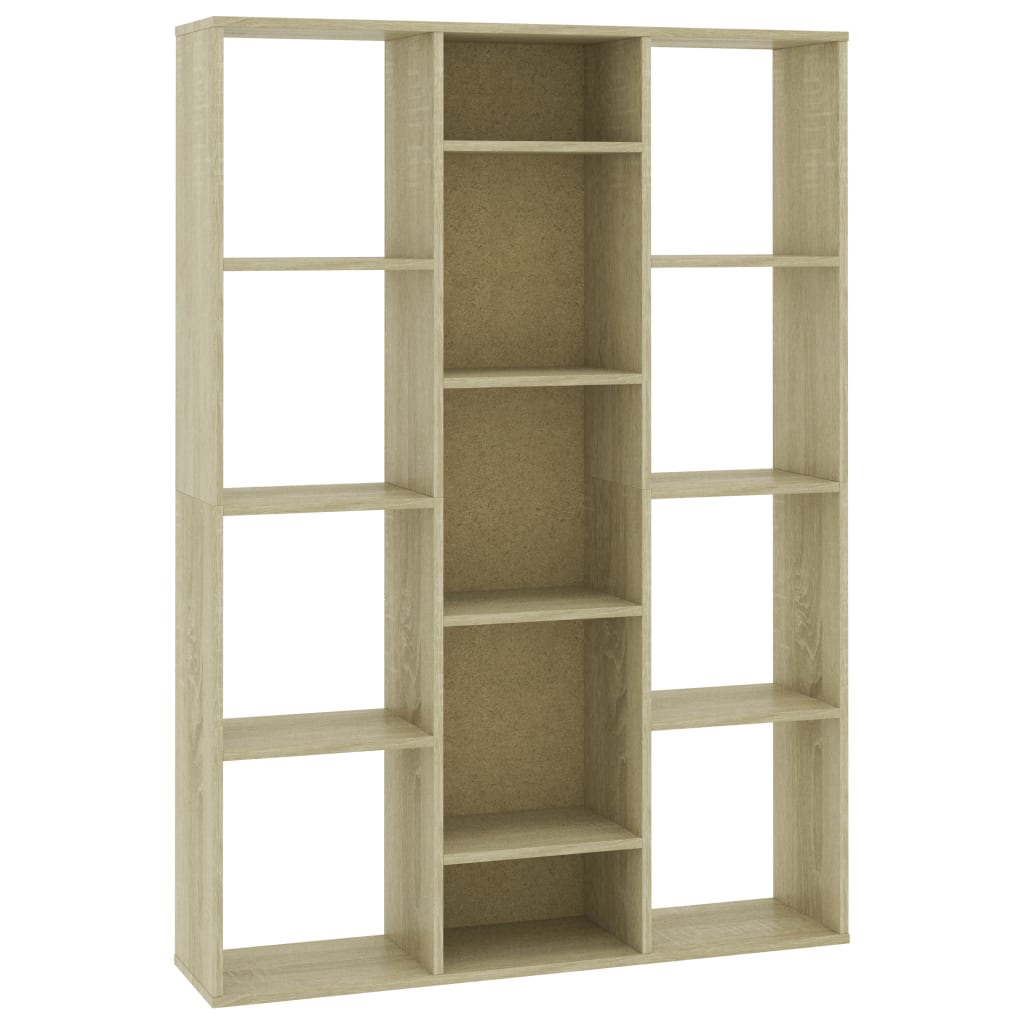 Kamerscherm/Boekenkast 00X24X40 Cm Bewerkt Hout Eikenkleurig Sonoma eiken