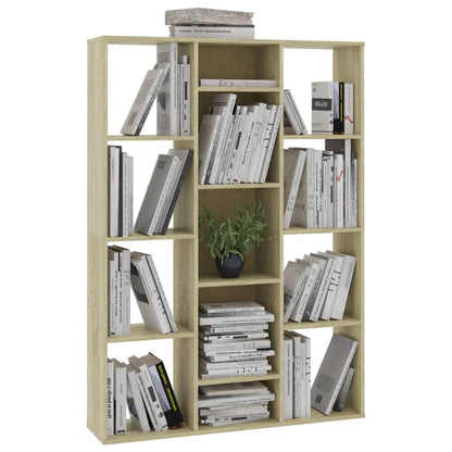 Kamerscherm/Boekenkast 00X24X40 Cm Bewerkt Hout Eikenkleurig Sonoma eiken