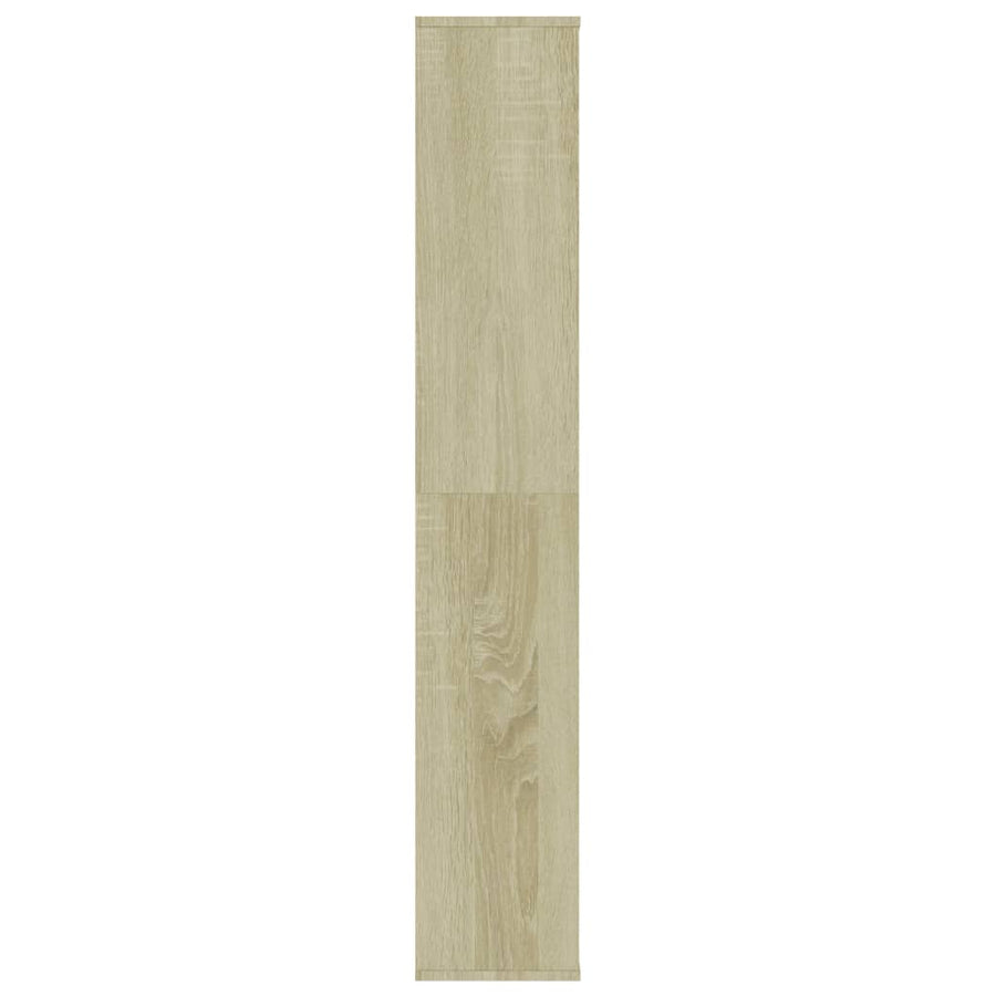 Kamerscherm/Boekenkast 00X24X40 Cm Bewerkt Hout Eikenkleurig Sonoma eiken