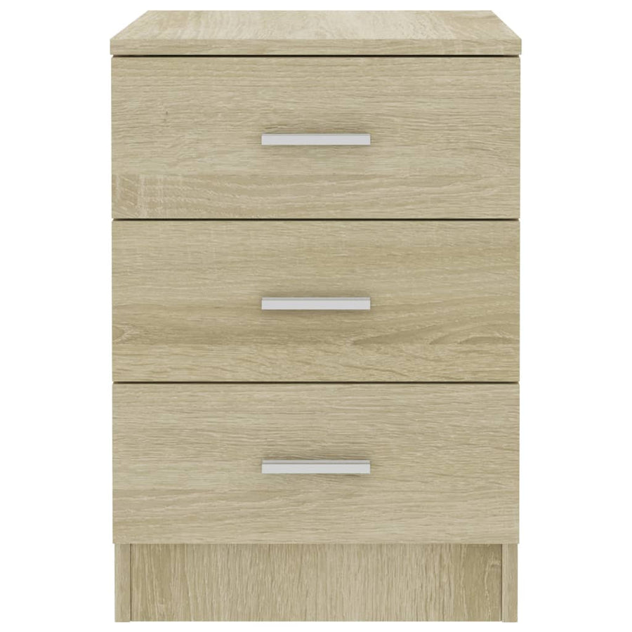 Nachtkastje 38x35x56 cm bewerkt hout sonoma eikenkleurig 1 Sonoma eiken
