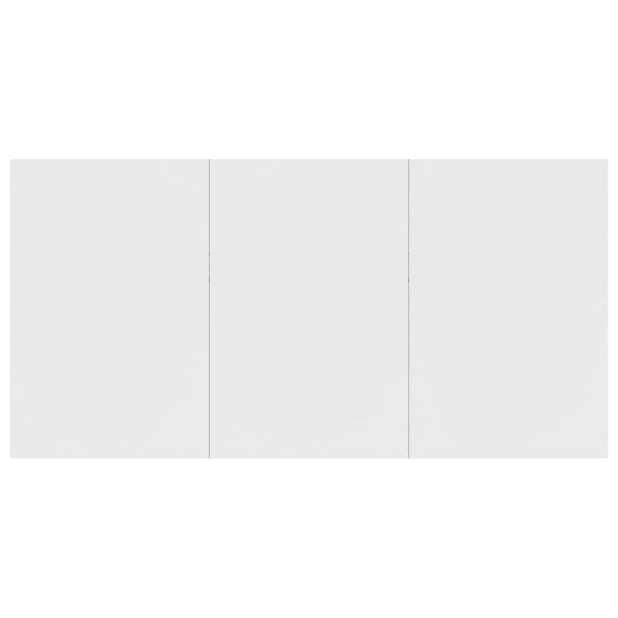 Eettafel 180x90x76 cm spaanplaat wit Wit