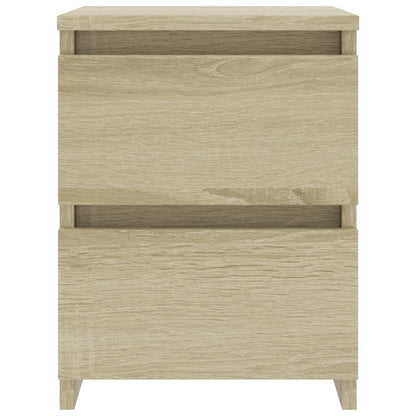Nachtkastje 30X30X40 Cm Bewerkt Hout Sonoma Kleurig 1 Eiken