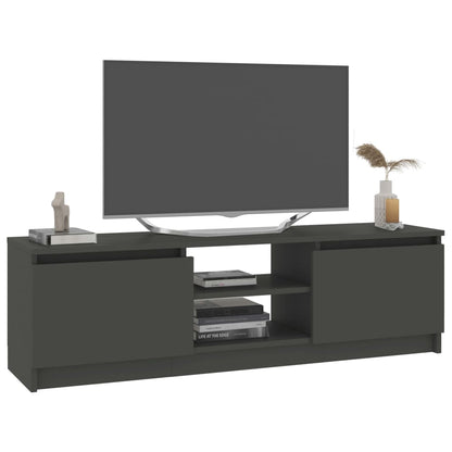 Tv-Meubel 120X30X35,5 Cm Bewerkt Hout Grijs