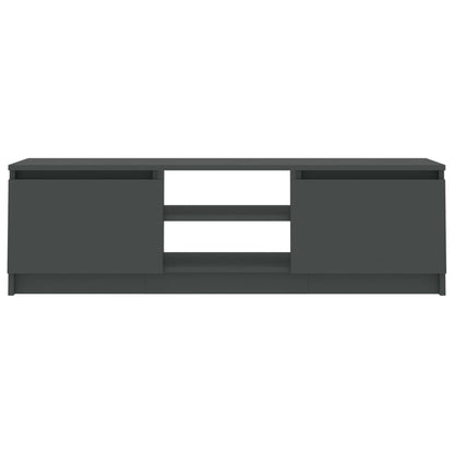 Tv-Meubel 120X30X35,5 Cm Bewerkt Hout Grijs