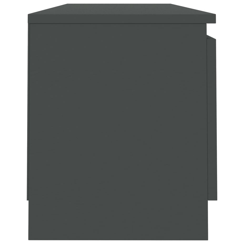 Tv-Meubel 120X30X35,5 Cm Bewerkt Hout Grijs