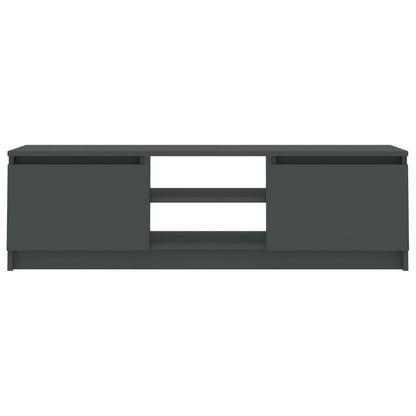 Tv-Meubel 120X30X35,5 Cm Bewerkt Hout Grijs