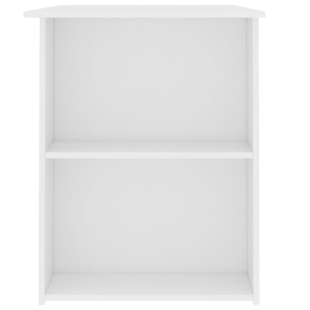 Bureau 110x60x73 cm bewerkt hout wit