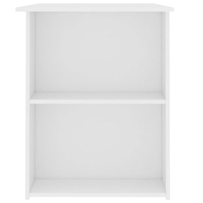 Bureau 110x60x73 cm bewerkt hout wit