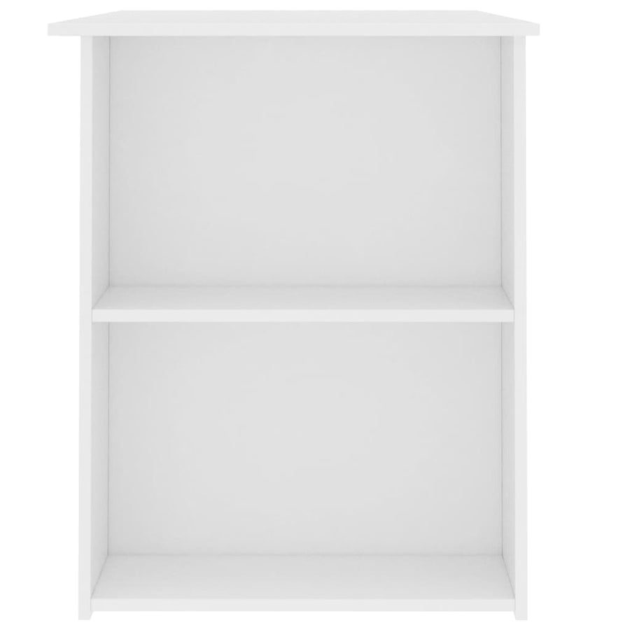 Bureau 110x60x73 cm bewerkt hout wit
