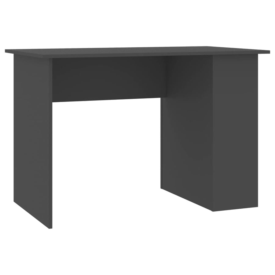 Bureau 110x60x73 cm bewerkt hout grijs