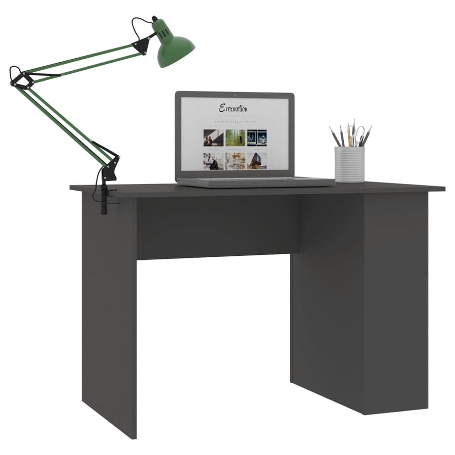 Bureau 110x60x73 cm bewerkt hout grijs