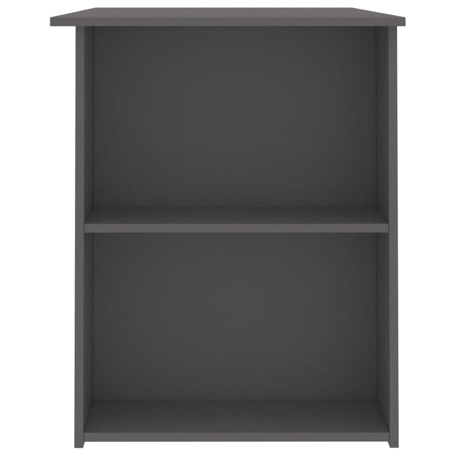 Bureau 110x60x73 cm bewerkt hout grijs