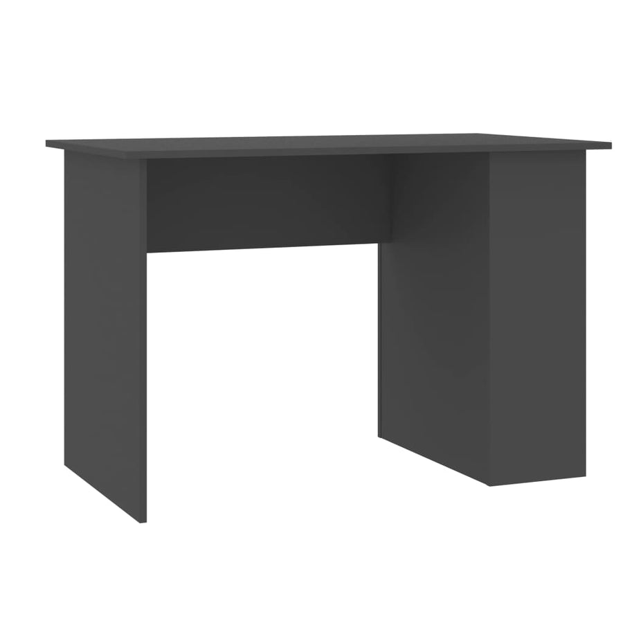 Bureau 110x60x73 cm bewerkt hout grijs