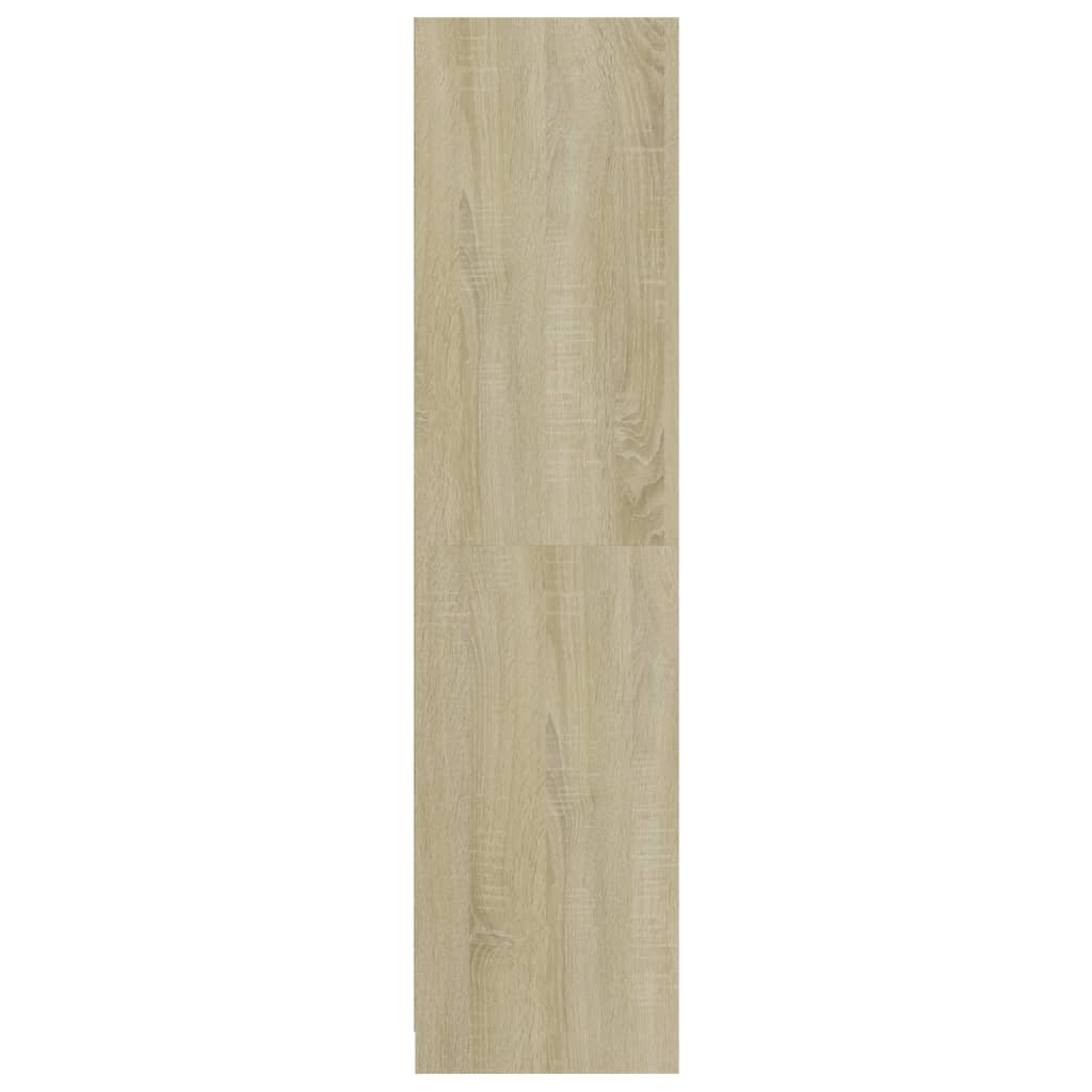 Kledingkast Bewerkt Hout Kleurig Sonoma Eiken 2 lades 100 x 50 x 200 cm
