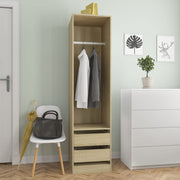 Kledingkast 50x50x200 cm spaanplaat sonoma eiken