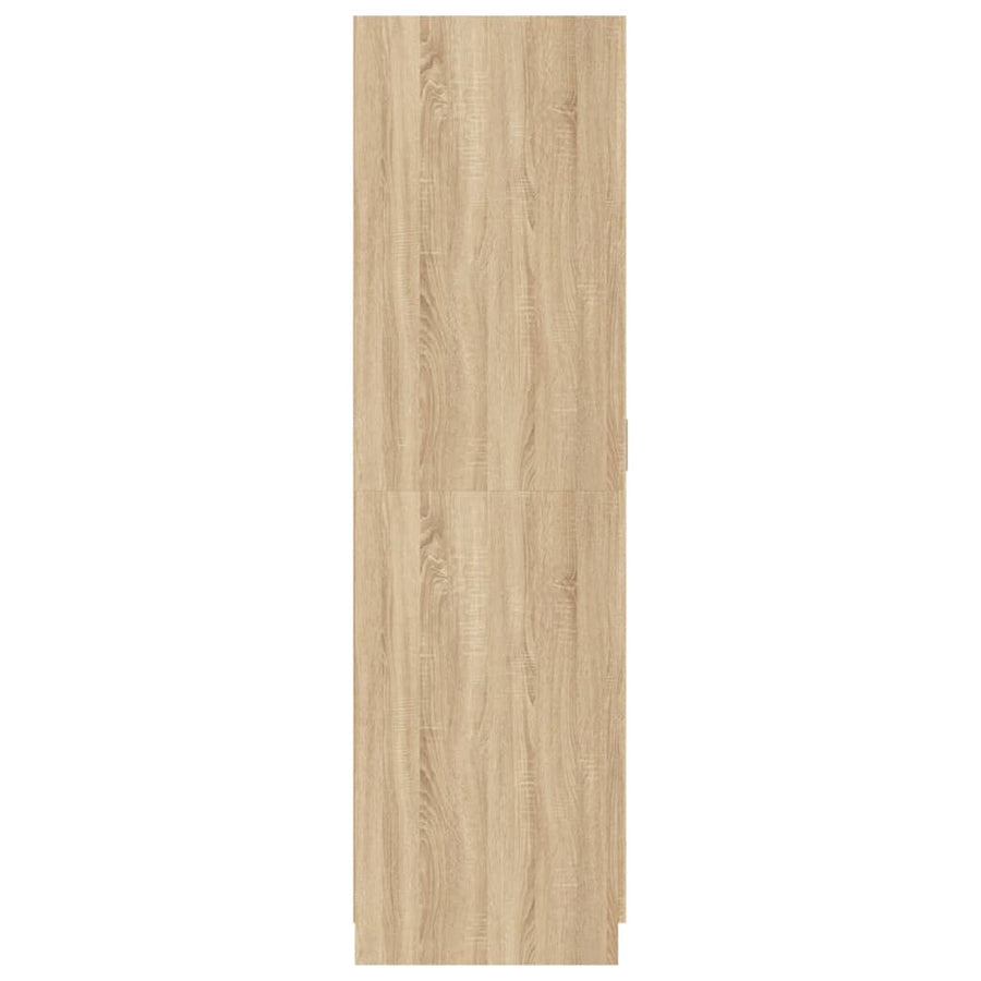 Kledingkast 80X52X80 Cm Spaanplaat Kleurig Sonoma eiken