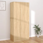 Wardrobe 90x52x200 cm engineered wood Sonoma oak-coloured