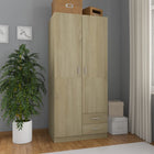 Wardrobe 80x52x180 cm engineered wood Sonoma oak colour