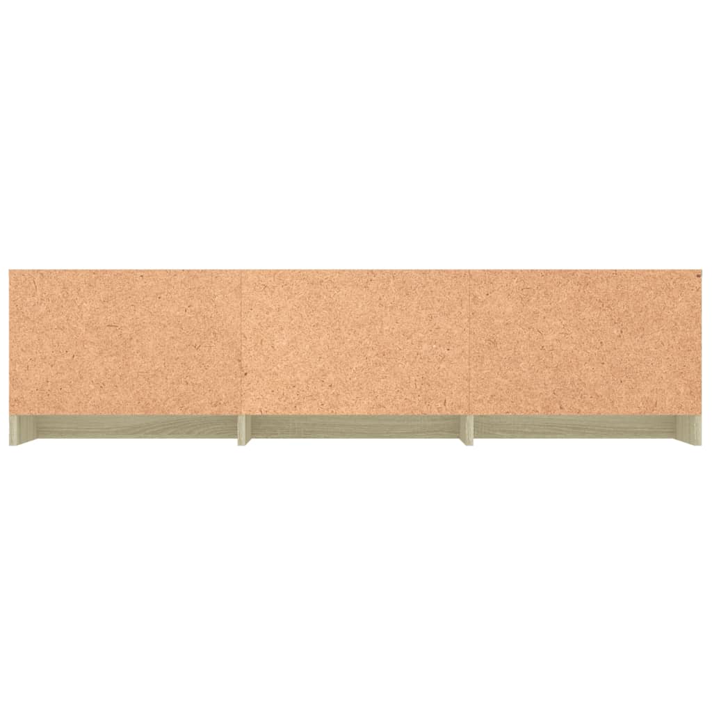 Tv-meubel 140x40x35,5 cm bewerkt hout sonoma eikenkleurig Sonoma eiken