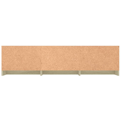 Tv-meubel 140x40x35,5 cm bewerkt hout sonoma eikenkleurig Sonoma eiken