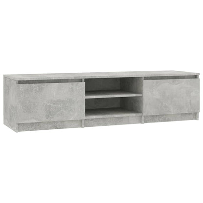 Tv-Meubel 40X40X35,5 Cm Bewerkt Hout Betongrijs