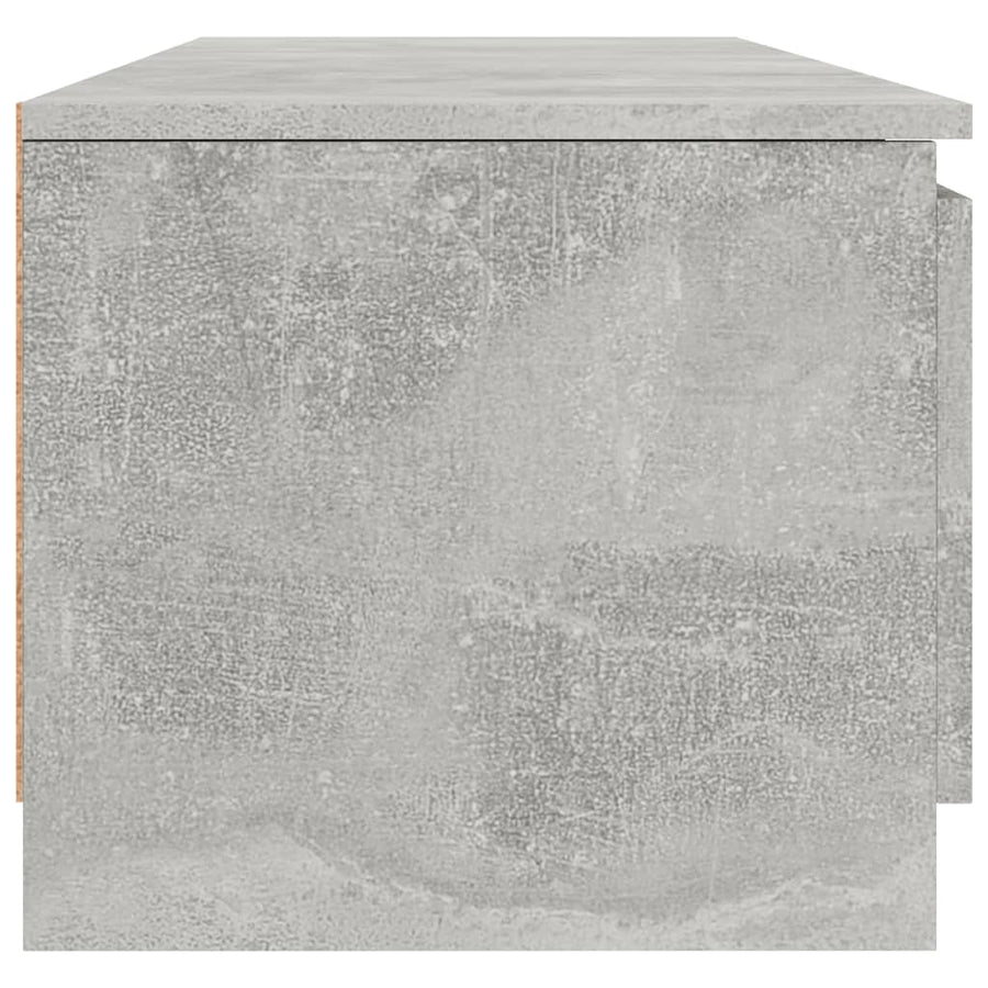 Tv-Meubel 40X40X35,5 Cm Bewerkt Hout Betongrijs