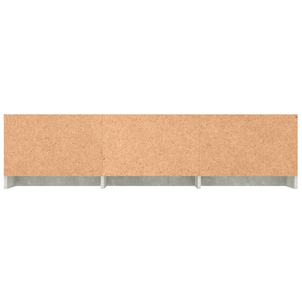 Tv-Meubel 40X40X35,5 Cm Bewerkt Hout Betongrijs