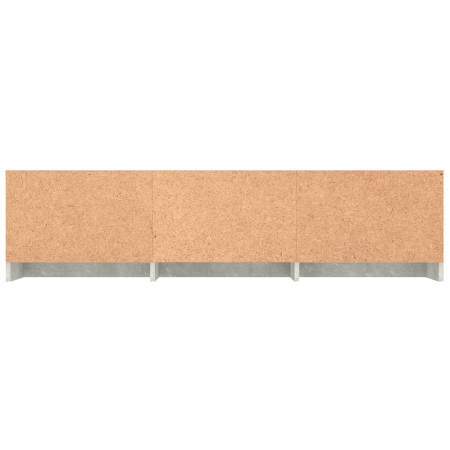 Tv-Meubel 40X40X35,5 Cm Bewerkt Hout Betongrijs