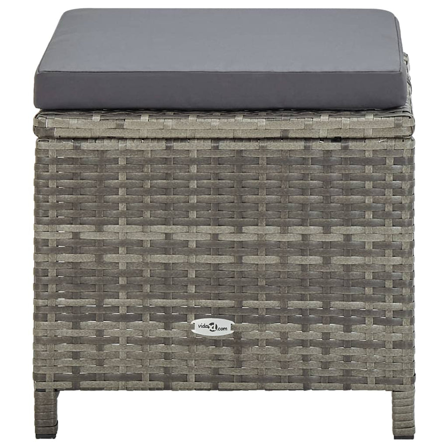 5-Delige Tuinset Met Kussens Poly Rattan 1