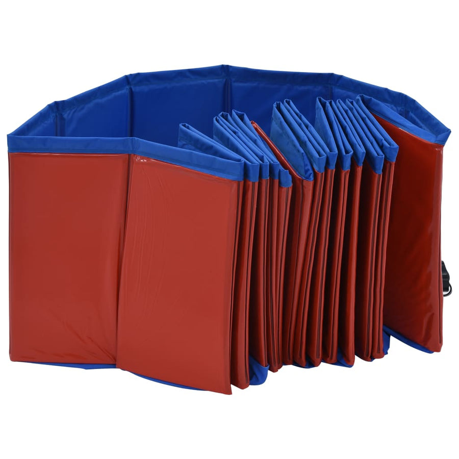 Hondenzwembad Inklapbaar Pvc 160 x 30 cm Rood