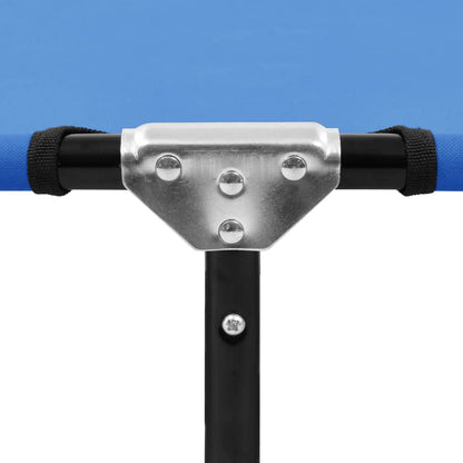 Ligbed Inklapbaar Staal Blauw