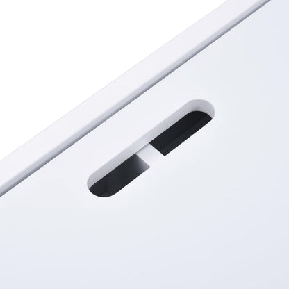 3-Delige Kindertafel- En Stoelenset Krijtbord Zwart En Wit