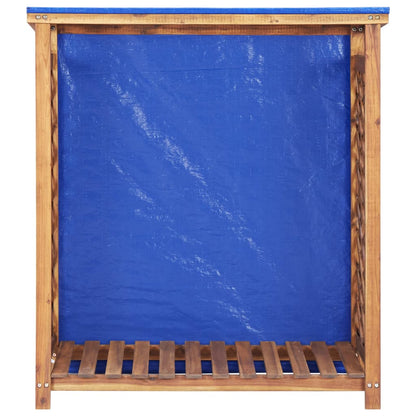 Haardhoutopslag 105x38x115 cm massief acaciahout