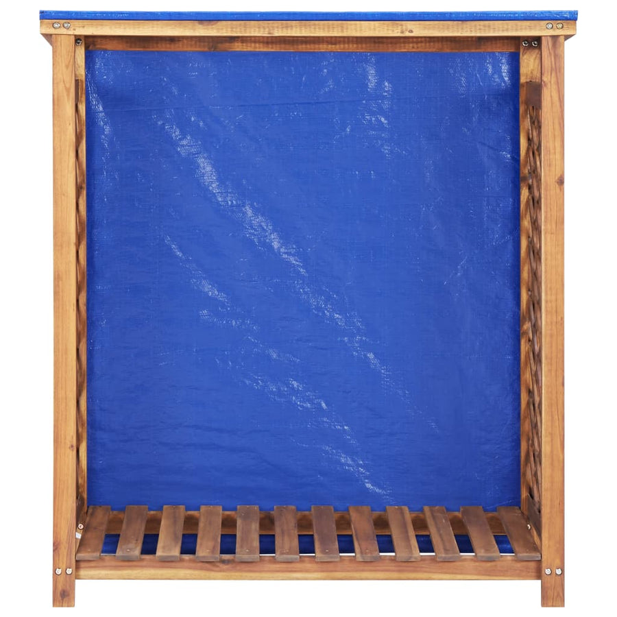 Haardhoutopslag 105x38x115 cm massief acaciahout