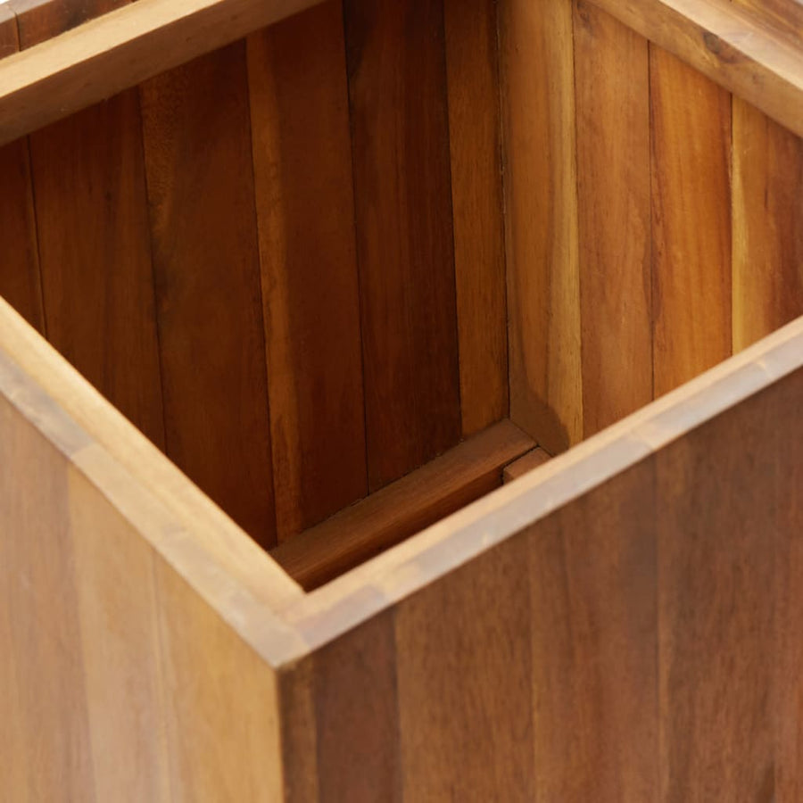 Plantenbak verhoogd 43,5x43,5x90 cm massief acaciahout