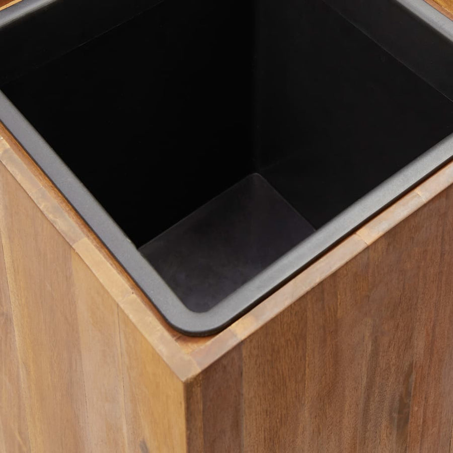 Plantenbak verhoogd 43,5x43,5x90 cm massief acaciahout